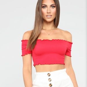 Ruffled Crop Top | Fashion Nova